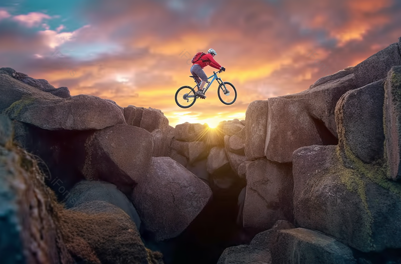 岩石上移动的自行车摄影图,高清,摄影图,摄影图片,图片大全,摄影图免费下载